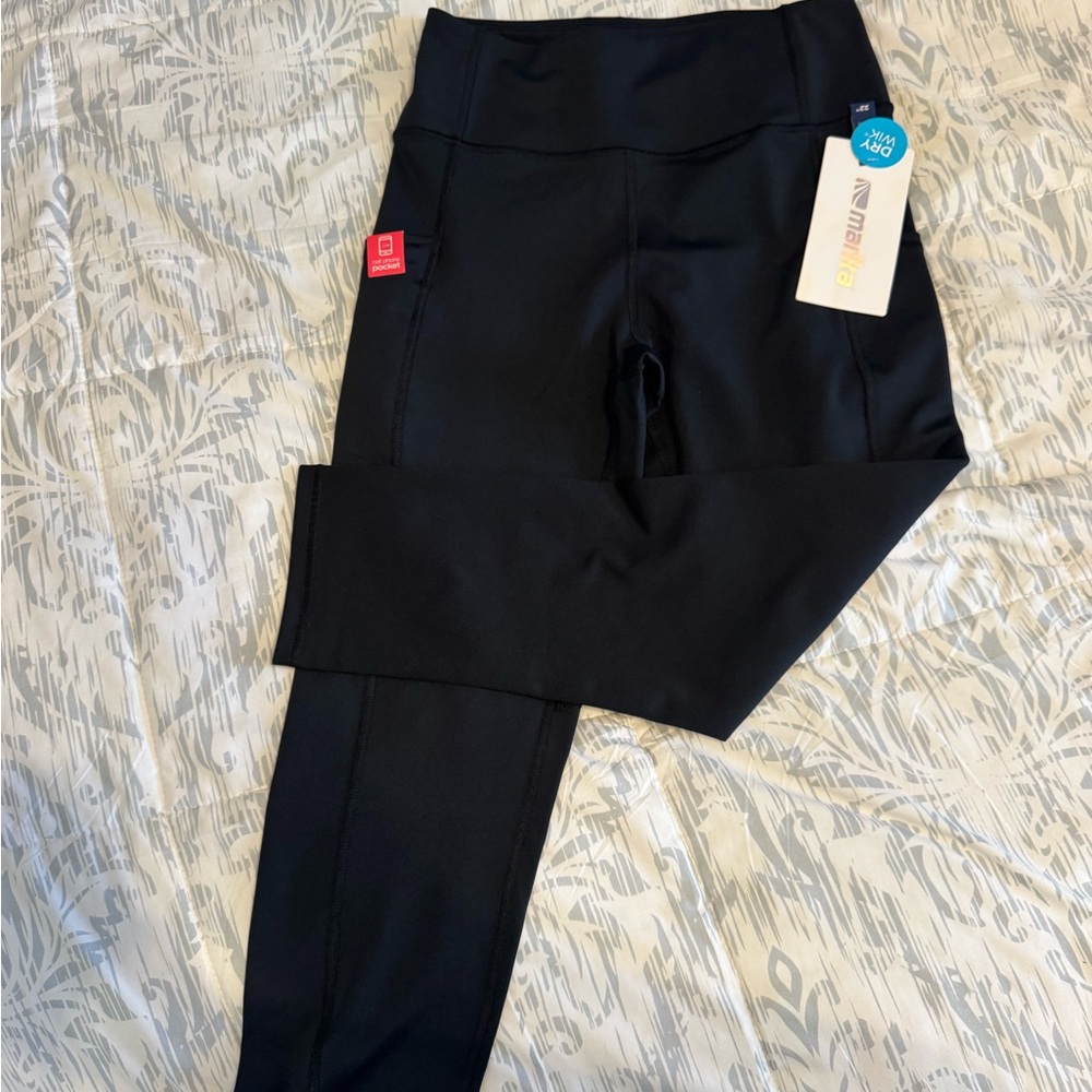 Marika Black High-Waist Leggings